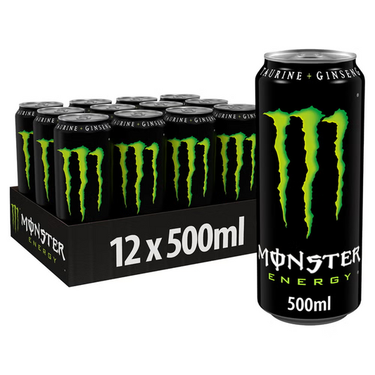 Monster Energy Original Green - 500ml (Pack of 12)
