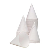 4oz Paper Water Cones - Compostable - Case of 5000
