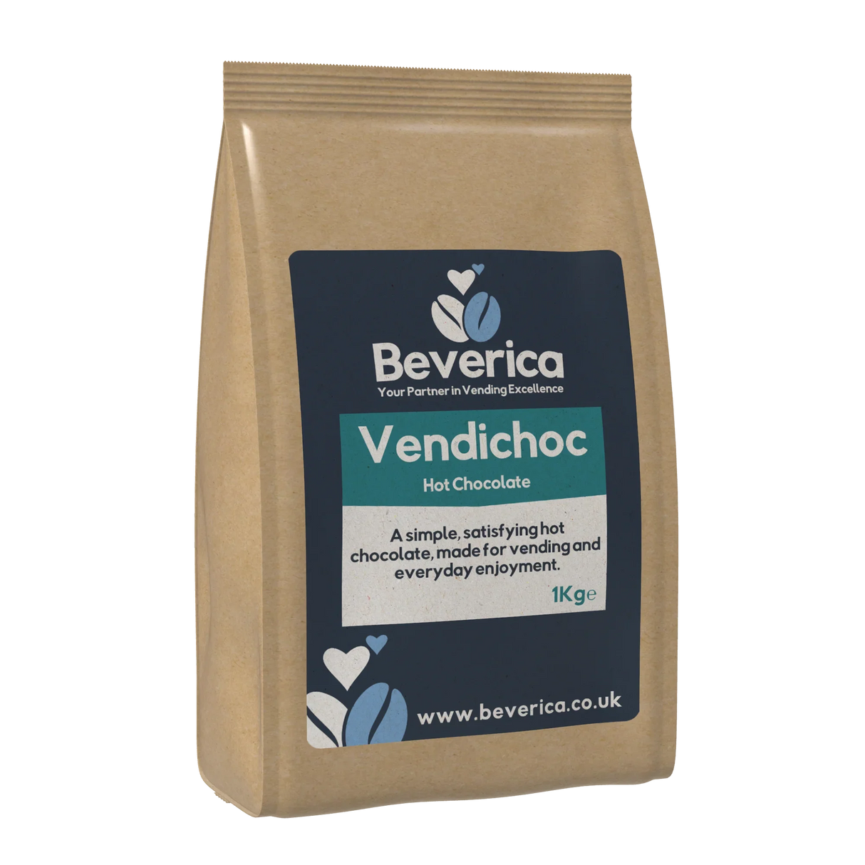 Beverica Vendichoc Hot Chocolate for Vending Machines (1KG Bags)