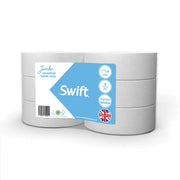 Swift Essential 2-Ply Jumbo Toilet Rolls – Pack of 6