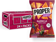 Proper Chips Lentil Barbecue 20g - Gluten Free & Vegan - Box of 24