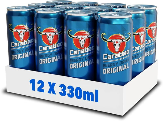 Carabao Energy Drink Original - 330ml Slimline Can (Case of 12)