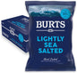 Burts Lightly Sea Salted Crisps 40g - Box of 20