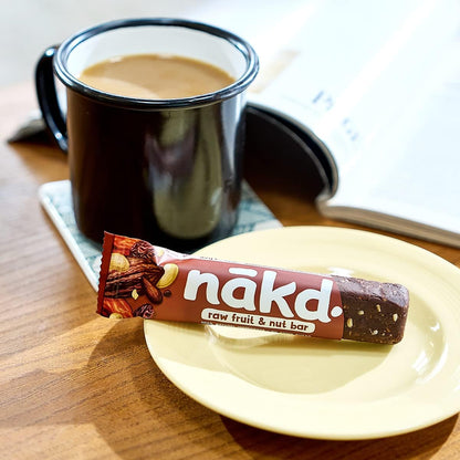 Nakd Cocoa Orange Natural Fruit & Nut Bars - Vegan - Healthy Snack - Gluten Free - 35g (Box of 18)