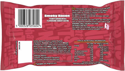 Walkers That's Nuts Smoky Bacon 40g (Box of 20) - BEST BEFORE 21ST MARCH 2026