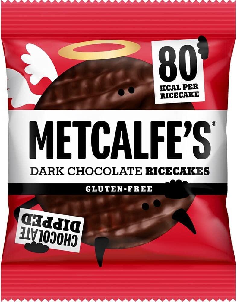 Metcalfe's Ricecakes Dark Chocolate - 34g (Box of 12)