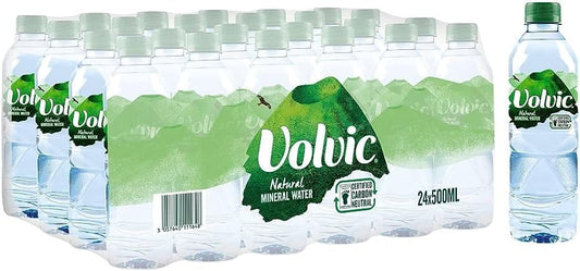 Volvic Still Natural Mineral Water - 500ml (Pack of 24)