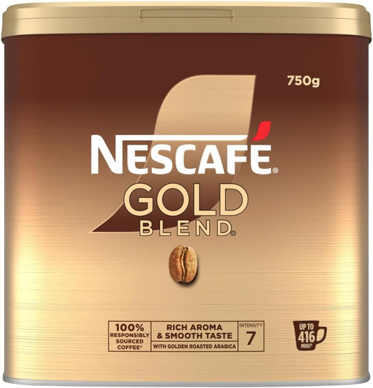 Nescafé Gold Blend Instant Coffee Granules Tin 750g