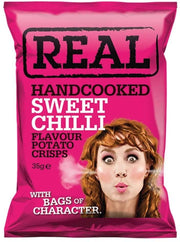 Real Crisps Sweet Chilli 35g - Box of 24