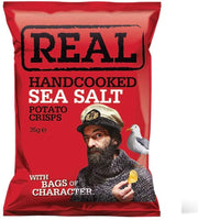 Real Crisps Sea Salt 35g - Box of 24
