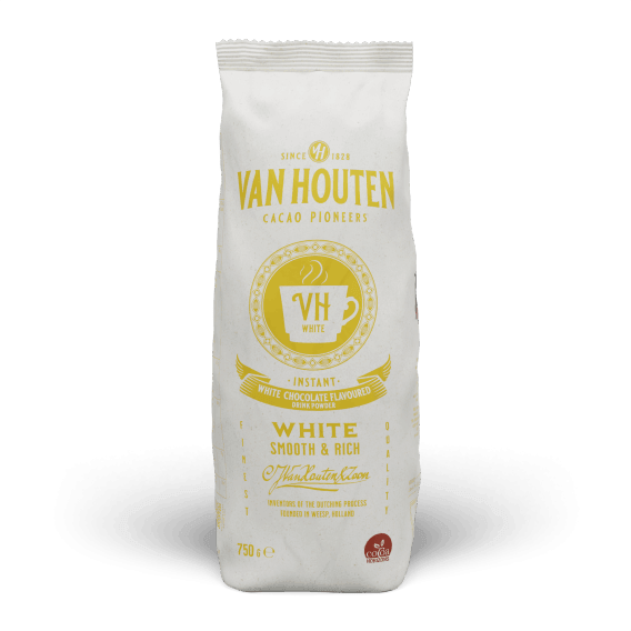 Van Houten White Hot Chocolate Powder (8% Cocoa Butter) - 750g