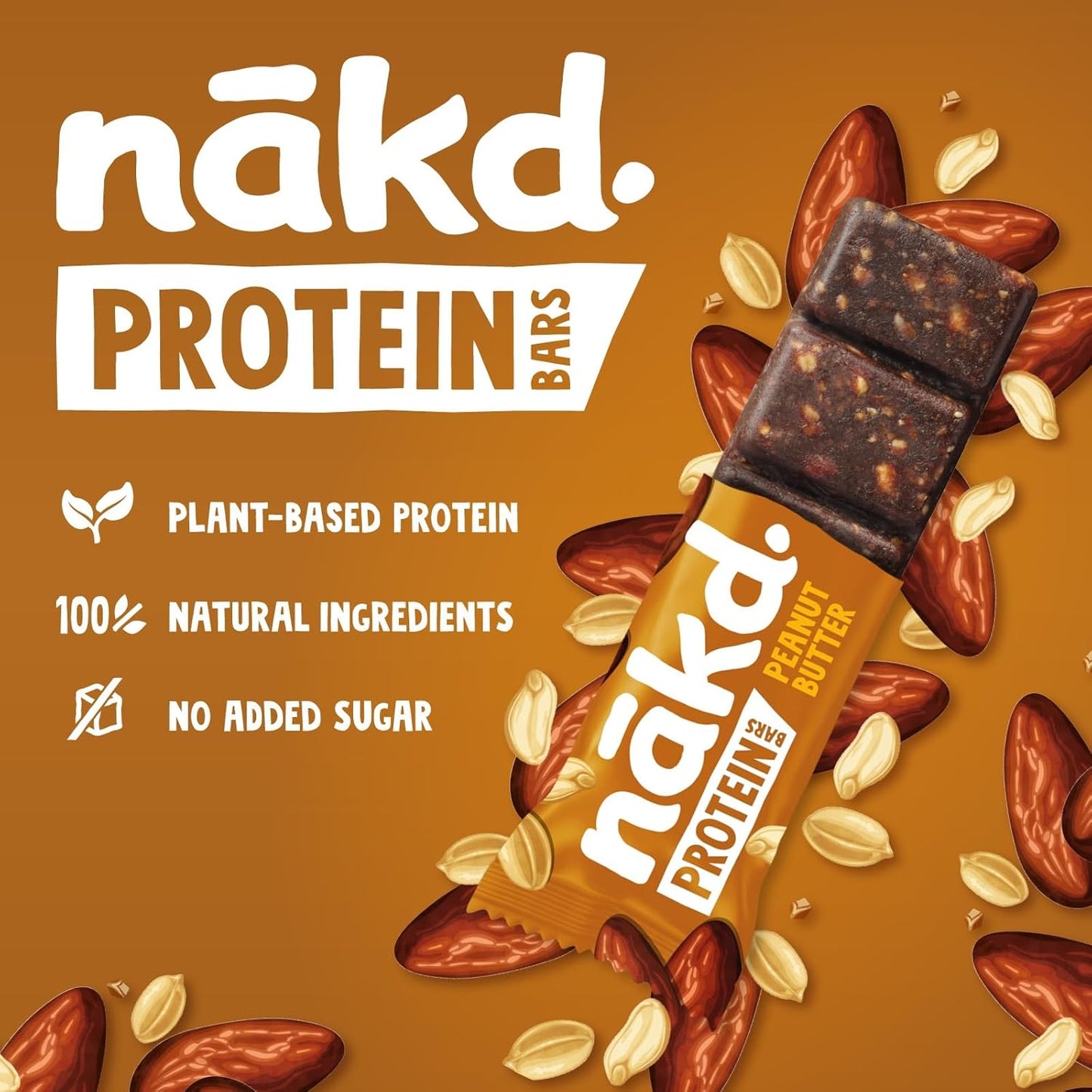 Nakd Peanut Butter Protein Bar 45g (Box of 16)