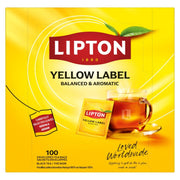Lipton Yellow Label Tea Bags String & Tag - Pack of 100