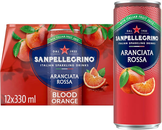 San Pellegrino Blood Orange - 330ml (Pack of 12)
