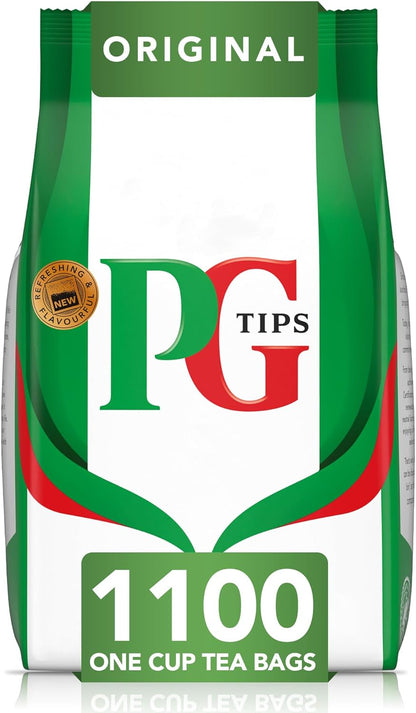 PG Tips One Cup Catering Tea Bags - Bulk Bag of 1100