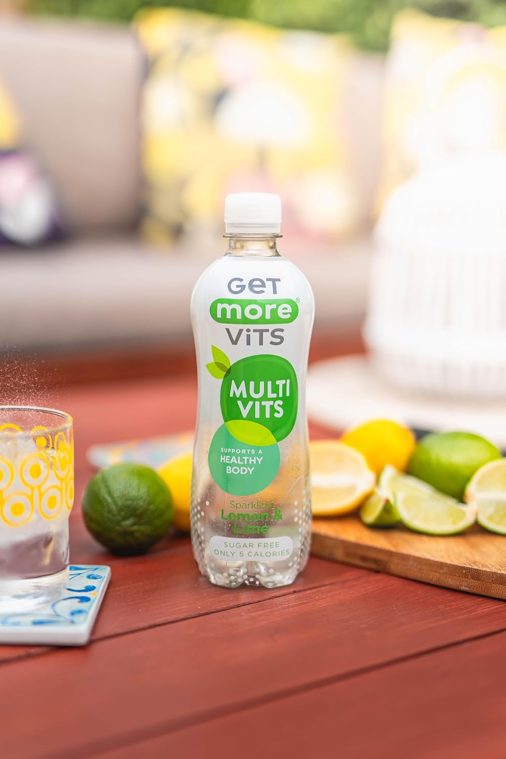 Get More Vits - Multivitamin Sparkling Lemon & Lime 500ml (12 Pack)