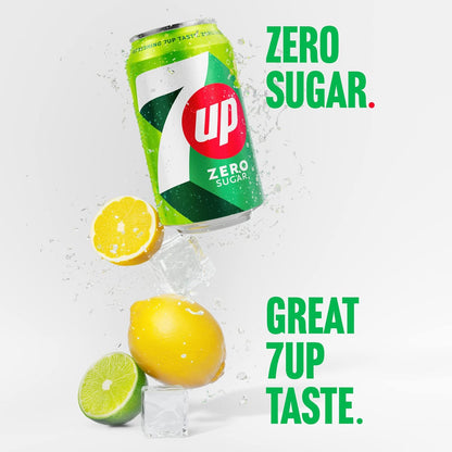 7UP Zero Sugar - 330ml Cans (Case of 24)