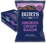 Burts Smoked Crispy Bacon Crisps 40g - Box of 20
