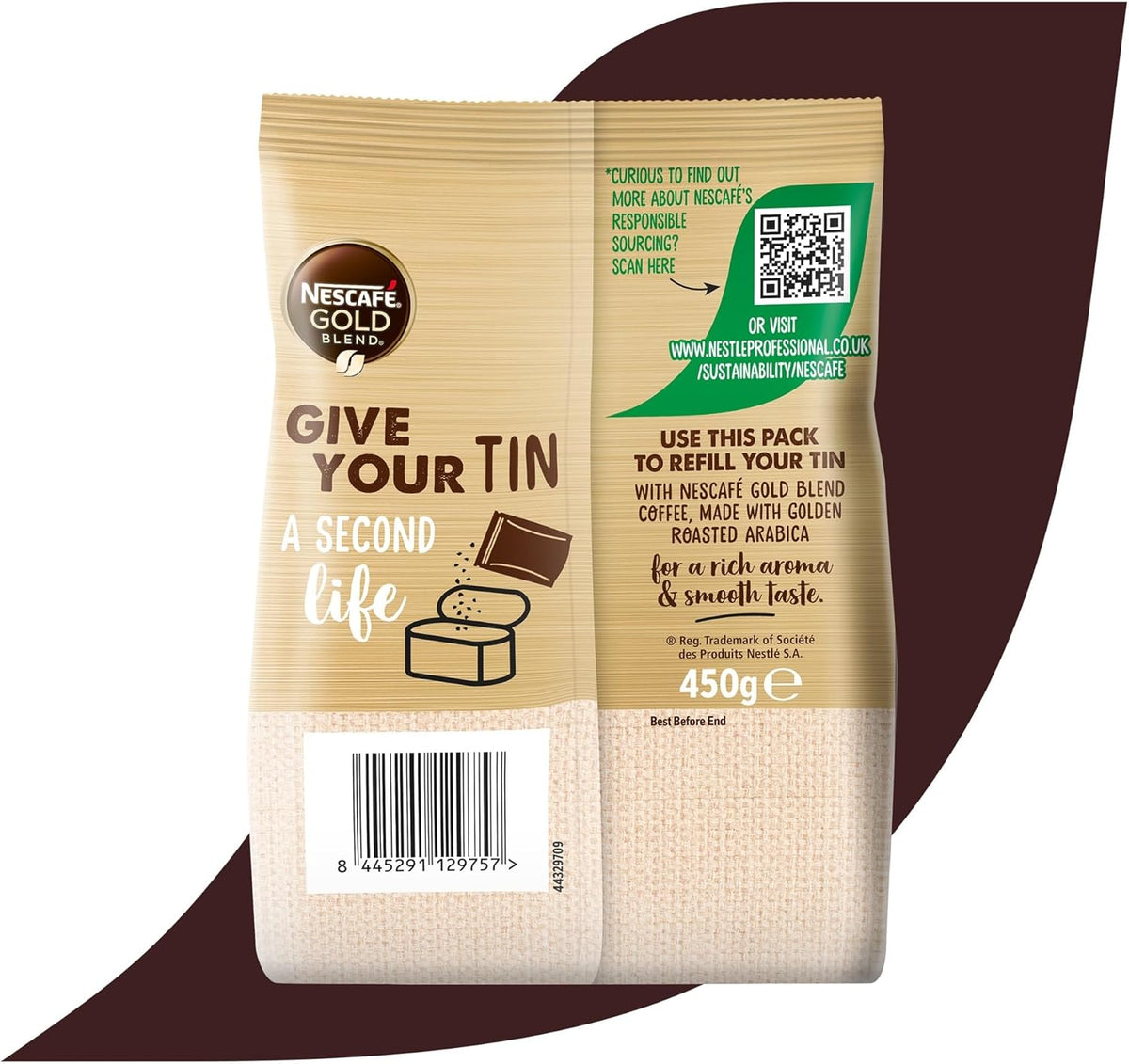 Nescafé Gold Blend Instant Coffee Granules Refill Bag 450g