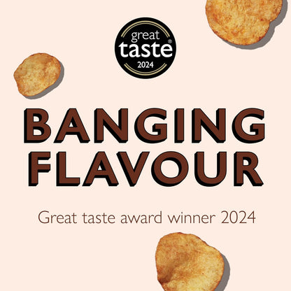 Pipers Great Berwick Longhorn Beef Crisps 40g - (Box of 24)