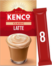 Kenco Latte Instant Coffee Sachets - Pack of 8