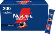 Nescafé Original Decaf Instant Coffee Sachets / Coffee Sticks - Box of 200