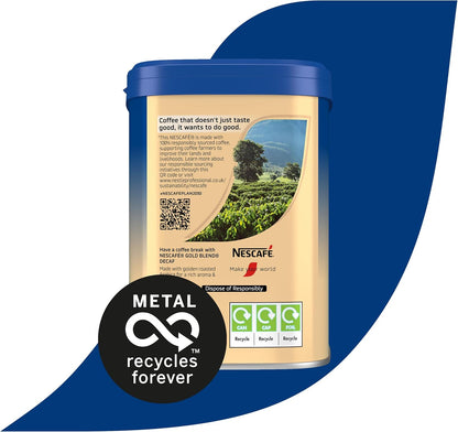 Nescafé Gold Blend Decaf Instant Coffee Tin 500g