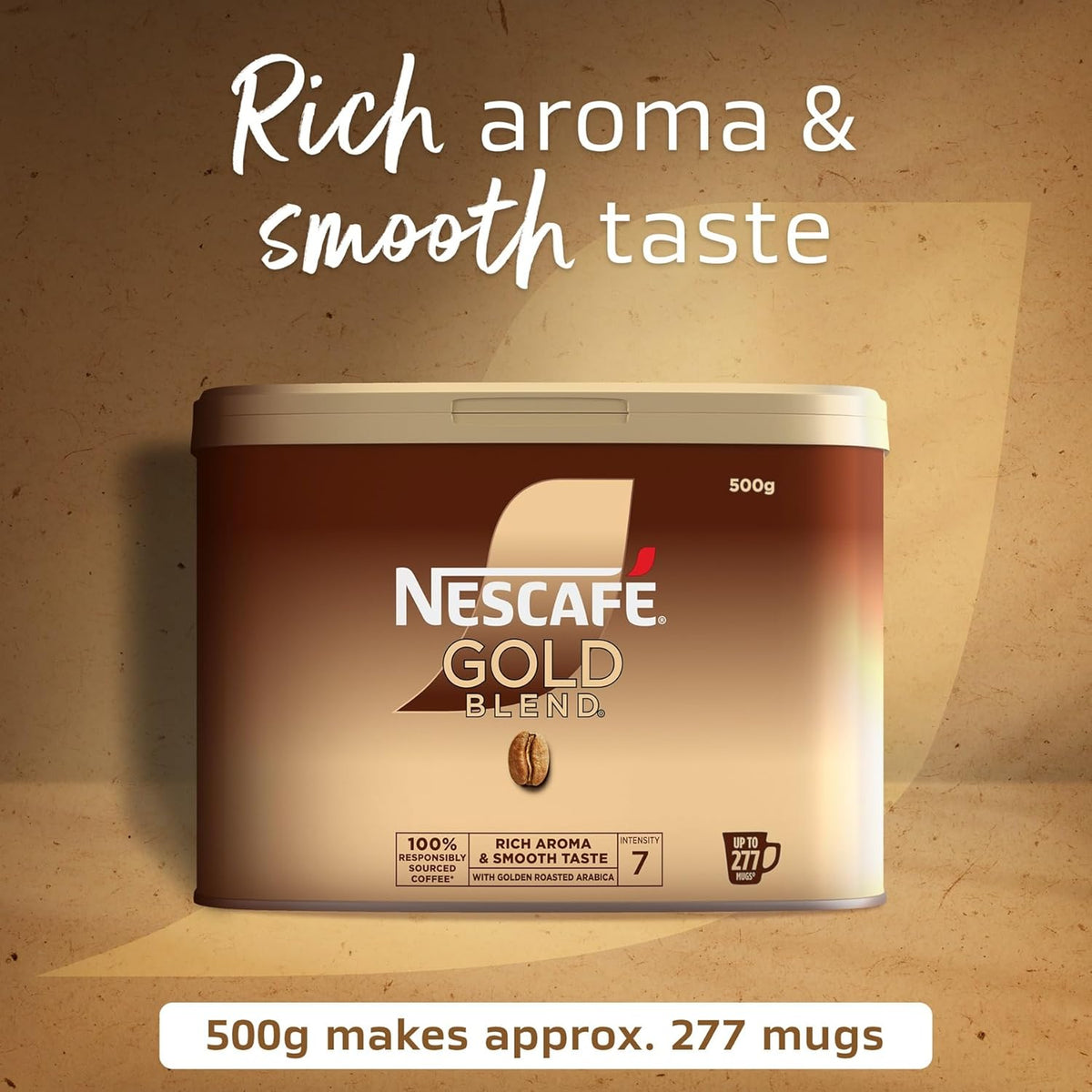 Nescafé Gold Blend Instant Coffee Granules Tin 500g