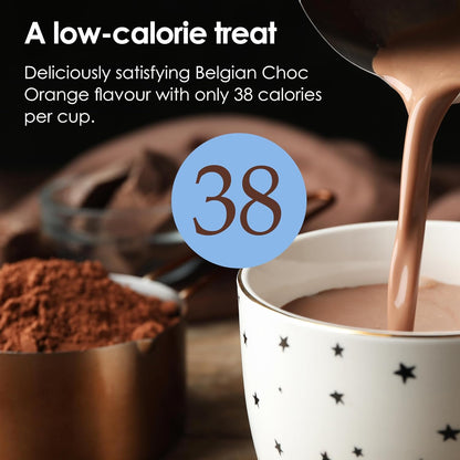 Options Orange Hot Chocolate Sachets – Individual Portions – 30 Pack