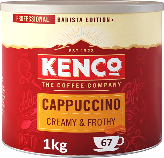 Kenco Cappuccino Instant Coffee - 1kg Tin