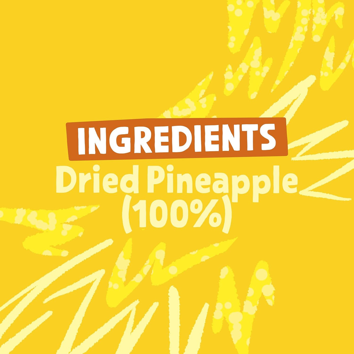 BEAR Fruit Dried Pineapple Packs - Gently Baked Fruit - Healthy - Vegan - 35g (Box of 14)