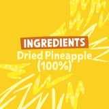 BEAR Fruit Dried Pineapple Packs - Gently Baked Fruit - Healthy - Vegan - 35g (Box of 14)