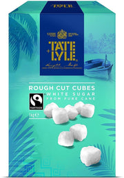 Tate & Lyle Fairtrade Rough Cut White Sugar Cubes – 1kg