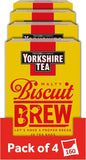 Yorkshire Tea Malty Biscuit Brew Tea Bags - Pack of 4 x 40