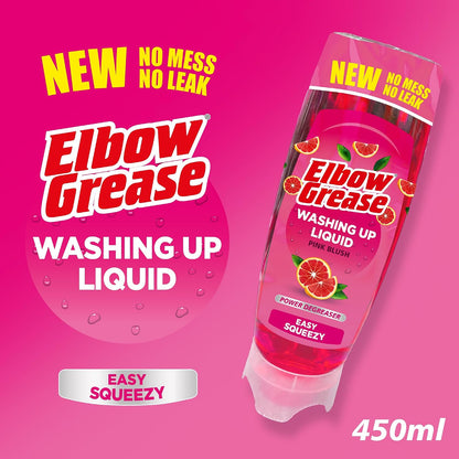 Elbow Grease Washing Up Liquid Pink Blush - 450ml