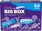 Cadbury & OREO Big Box of Treats - Individually Wrapped Snacks (Box of 64)