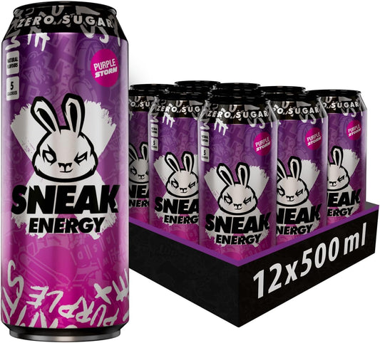 Sneak Energy Purple Storm - 500ml (Pack of 12)