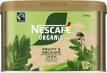 Nescafé Gold Organic Fairtrade Instant Coffee Tin 500g