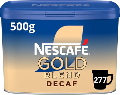 Nescafé Gold Blend Decaf Instant Coffee Tin 500g