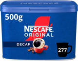 Nescafe Original Decaf: Coffee Tin 500g
