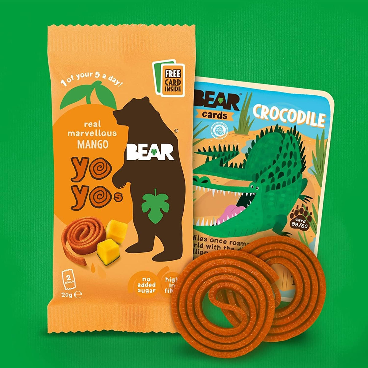 Bear Fruit Yoyos Mango - 20g (Box of 18)
