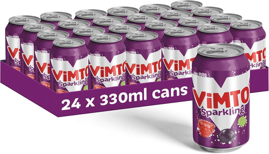 Vimto Original Fizzy Drink - 330ml (Case of 24)
