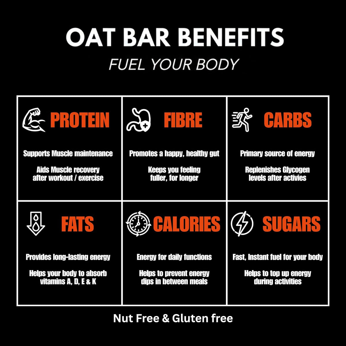 GetBuzzing Nut & Gluten Free Berry Flapjack Bar 62g - Box of 20