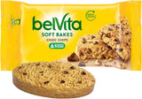 Belvita Breakfast Biscuits Soft Bakes Choc Chips 50g (Pack of 20) Individually Wrapped Cereal Bars - Vending Superstore