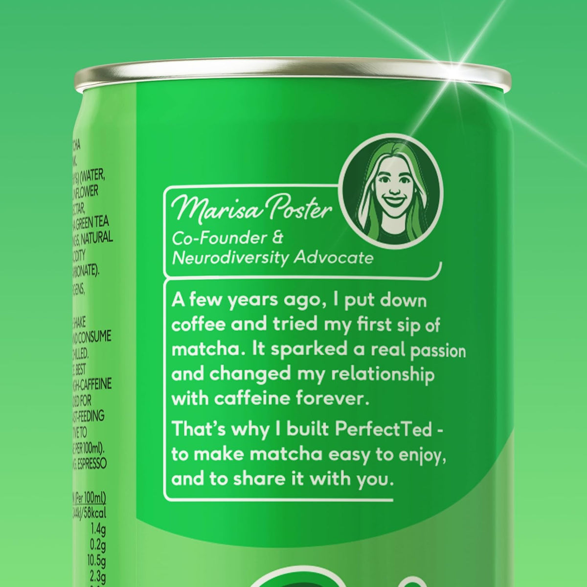 PerfectTed Matcha Latte Original 250ml - Case of 12
