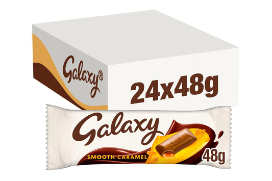 Galaxy Caramel Chocolate Bars - 48g (Box of 24)