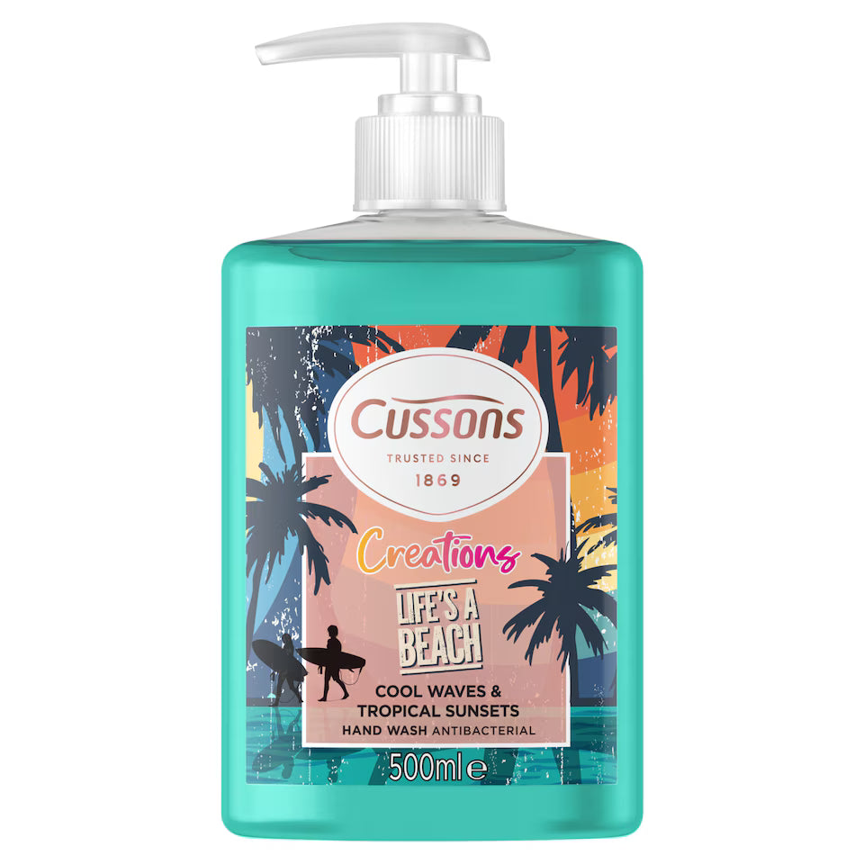 Cussons Creations Life's a Beach Hand Wash - 500ml (Pack of 6)