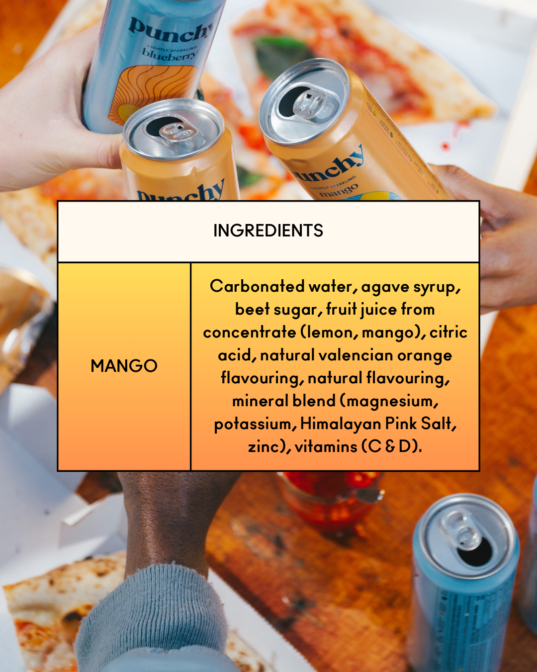 Punchy Hydration Mango - 330ml (Pack of 12)