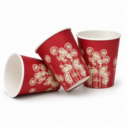 7oz 'Swirl'  Squat Paper Vending Machine Cups - 73mm Diameter - (Box of 1000)