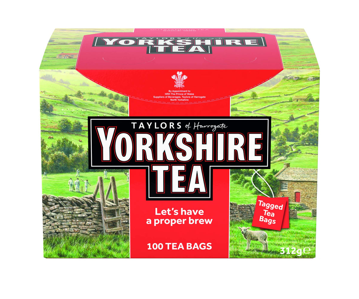 Yorkshire Tea String & Tag Tea Bags - Pack of 100